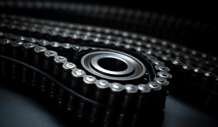 Cleaning and lubrication methods for industrial chains